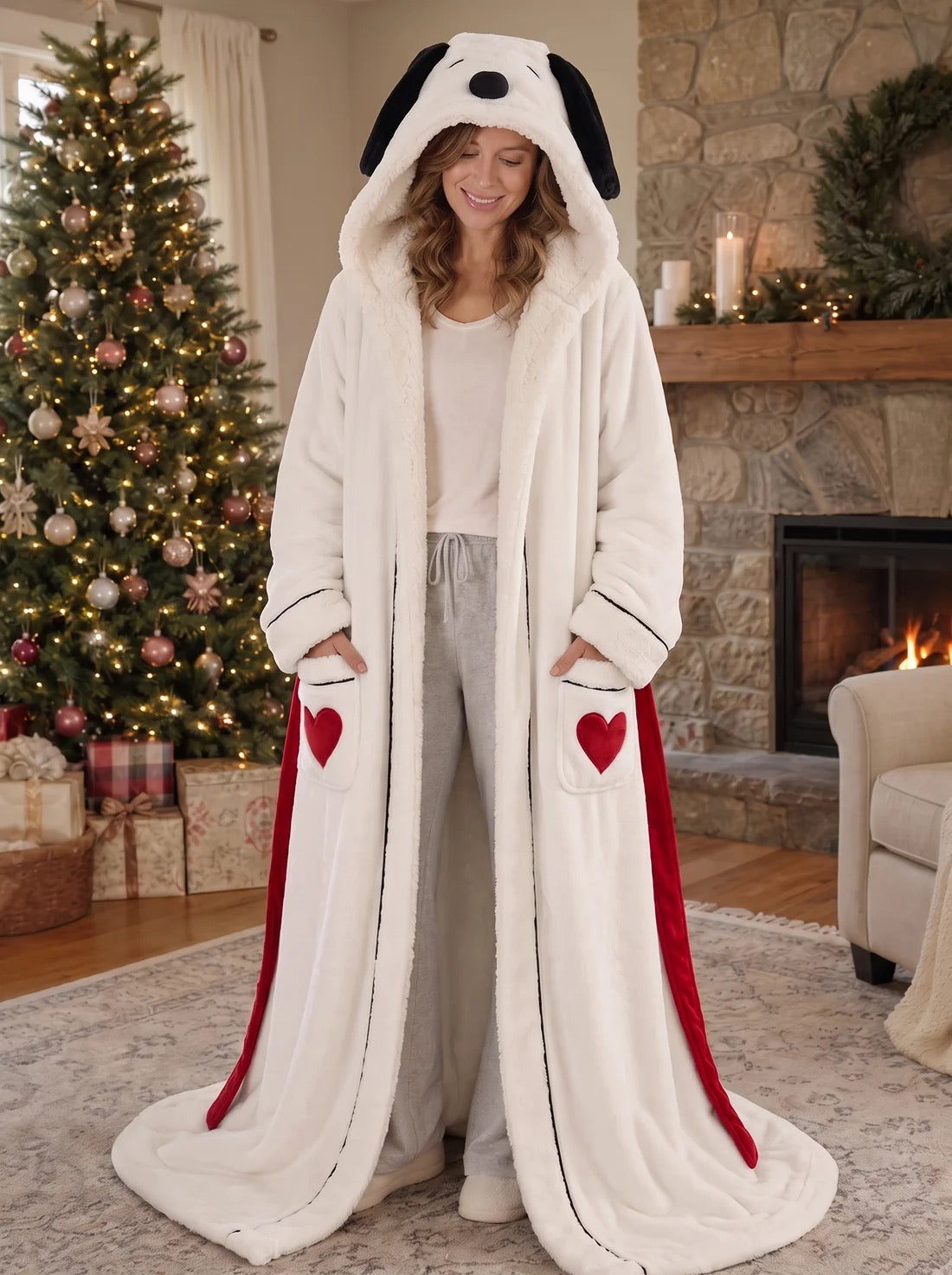 Heated Snoopy Robe